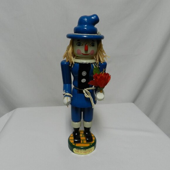 Kurt Adler WIZARD OF OZ Lion Scarecrow Tin Man Dorothy 14" Nutcrackers Set 4 Vtg - Picture 10 of 16